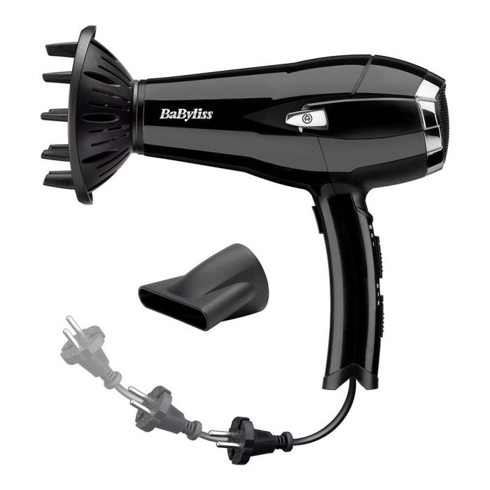 BABYLISS - Secador de pelo - 2000W - CordKeeper 2000 - negro - D374E 1