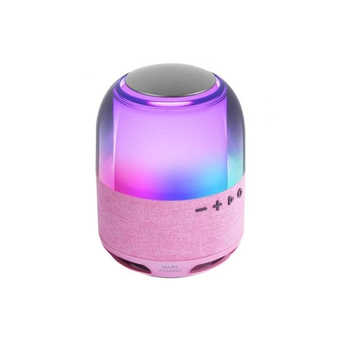 Mars Gaming Altavoz Bluetooth MS-FLOW 15W RGB Rosa con Orbilight 0 Mars Gaming Altavoz Bluetooth MS-FLOW 15W RGB Rosa con Orbilight 0