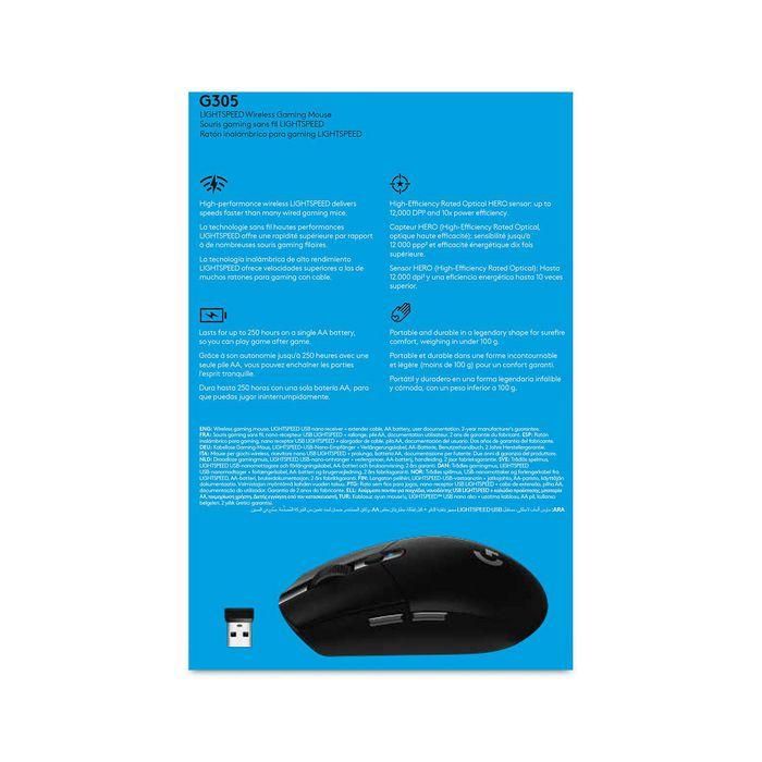 Ratón Logitech 910-005282 Negro 9