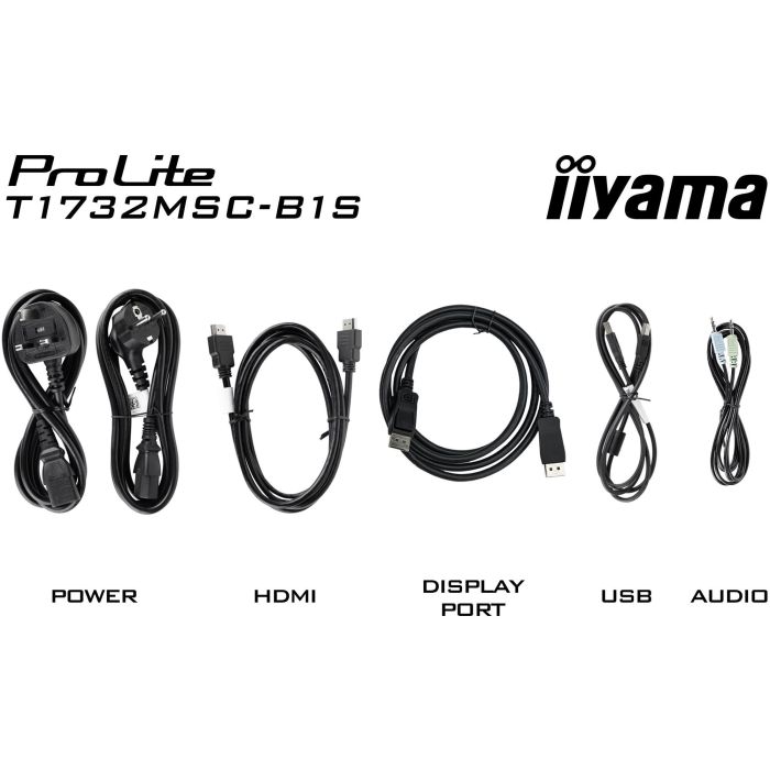iiyama T1732MSC-B1S Monitor Táctil 17" (43.2cm) LED 1280x1024 5:4, Capacitivo Proyectado, HDMI+DP, Altavoces Integrados, Negro 11 iiyama T1732MSC-B1S Monitor Táctil 17" (43.2cm) LED 1280x1024 5:4, Capacitivo Proyectado, HDMI+DP, Altavoces Integrados, Negro 11