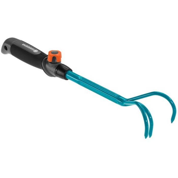 Gardena 8921-20 cs-Kleingrubber - Cultivador manual de acero y plástico negro (1 pieza)