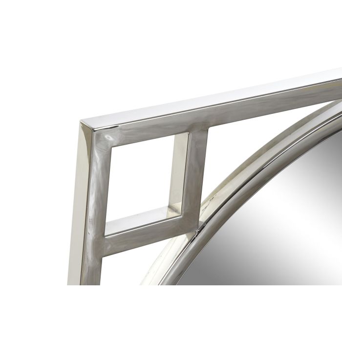 DKD Home Decor Espejo Oriental Plateado Acero y Cristal 70 x 70 x 2 cm 1