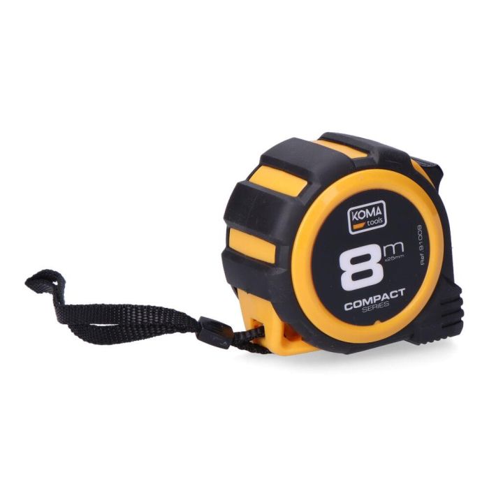 Koma Tools Flexómetro Compact 8 m x 25 mm Cuerpo ABS Antideslizante 2 Koma Tools Flexómetro Compact 8 m x 25 mm Cuerpo ABS Antideslizante 2
