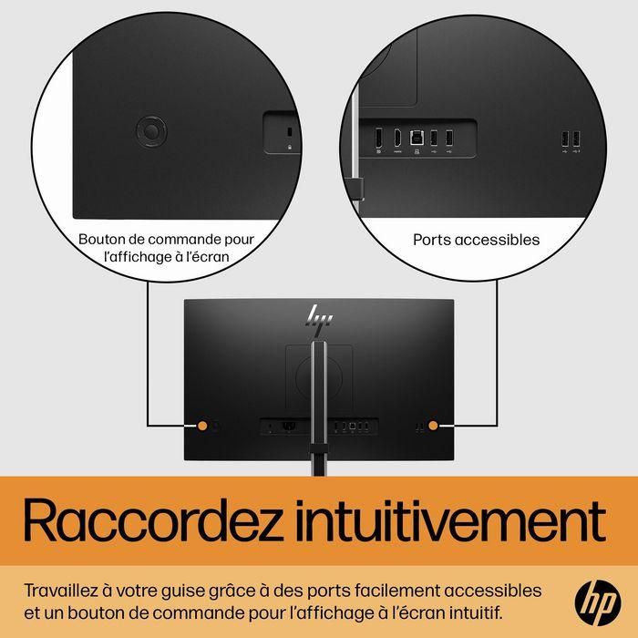 HP E24 G5 Monitor de 24 Pulgadas Full HD para Oficina y Hogar. Pantalla Ergonómica con Confort Visual y Flexibilidad Ajustable 16