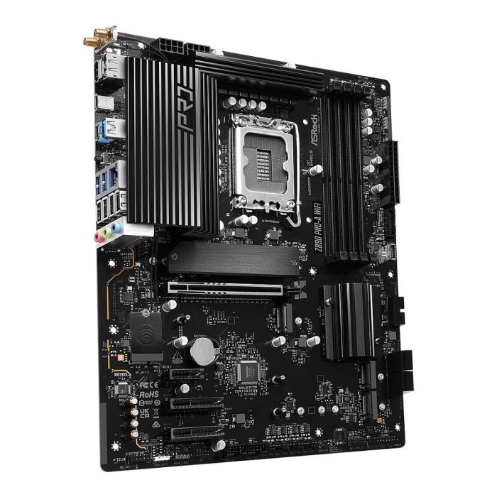 ASRock 1851 Z890 Pro-A Wifi DDR5 ATX Placa Base para PC Intel LGA 1851 con WiFi 6E y Bluetooth 5.3