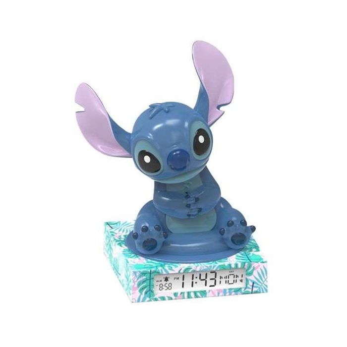 Lampara 3D Despertador+ Fecha Stitch Las3055 Kids Licensing