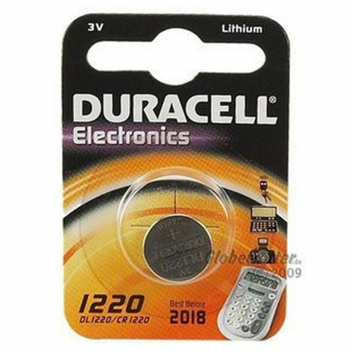 Blister de 1 pila de botón de litio 3V Duracell - CR1220, DL1220