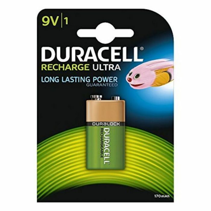 Pila Recargable DURACELL 056008 HR22 NiMh 9V 170 mAh 9 V