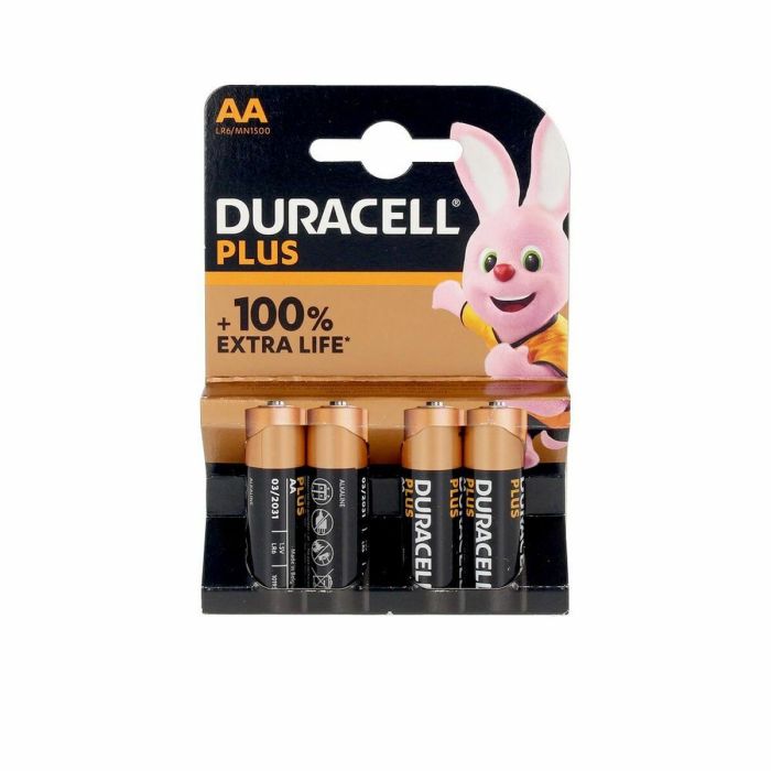 Duracell Pilas Plus Lr06 Alcalinas Aa 1.5 V Pack-4