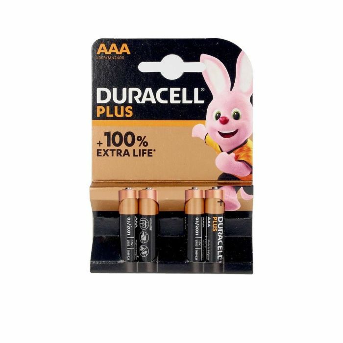 Duracell Pilas Plus Power Lr03 Alcalinas Aaa 1.5 V Pack-4