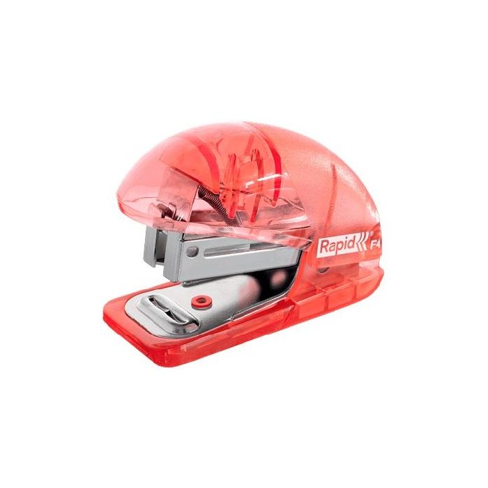 Grapadora Rapid Mini F4 Colour Breeze Usa Grapas 24-6 Y 26-6 Color Coral En Blister Grapadora Rapid Mini F4 Colour Breeze Usa Grapas 24-6 Y 26-6 Color Coral En Blister