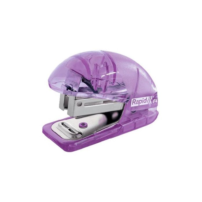 Grapadora Rapid Mini F4 Colour Breeze Usa Grapas 24-6 Y 26-6 Color Lavanda En Blister Grapadora Rapid Mini F4 Colour Breeze Usa Grapas 24-6 Y 26-6 Color Lavanda En Blister