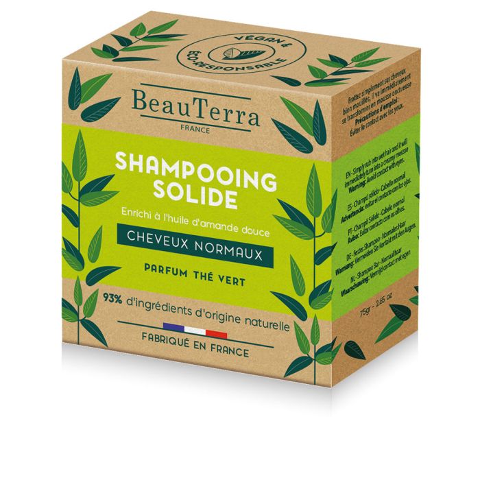 Champú Sólido Beauterra Té Verde 75 g