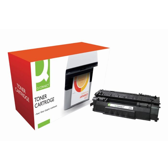 Toner Q-Connect Compatible Hp Q5949A Para Laserjet Negro 1160-1320 -2.500Pag- 1