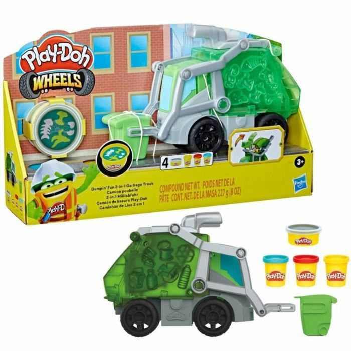 Juego de Plastilina Play-Doh Garbage Truck 1