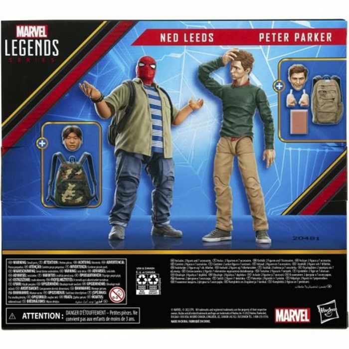 Figura de Acción Hasbro Legends Series Spider-Man 60th Anniversary Peter Parker & Ned Leeds 5