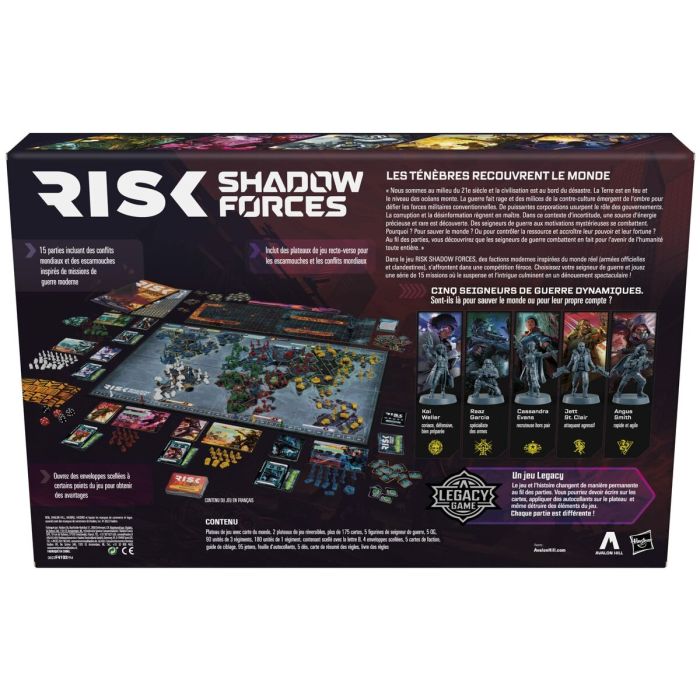 Juego de Mesa Risk Shadow Forces (FR) 1