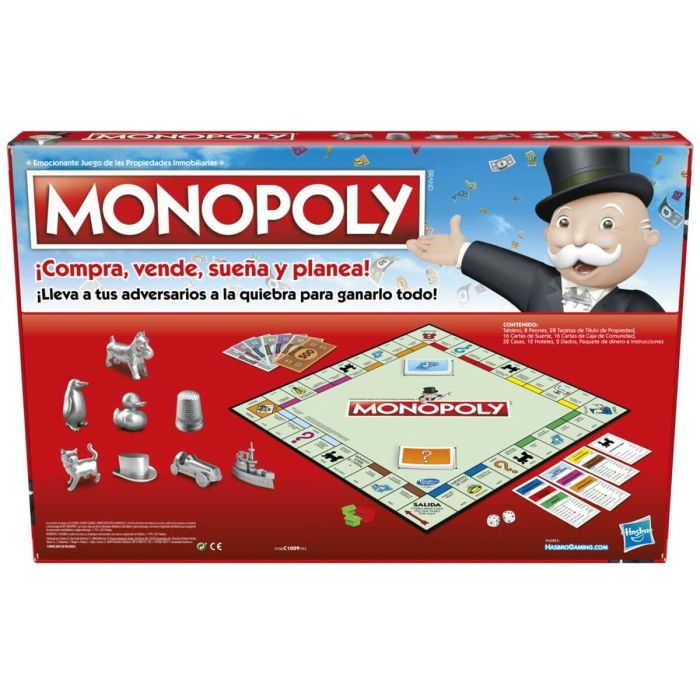 Juego de Mesa Hasbro Monopoly Clasico Madrid ES 3