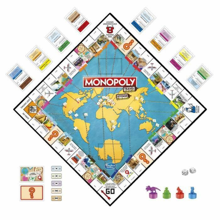 Juego de Mesa Monopoly Voyage Autour du monde (FR) 1
