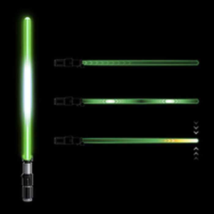 Espada de Juguete Star Wars Yoda Force FX Elite Réplica 1