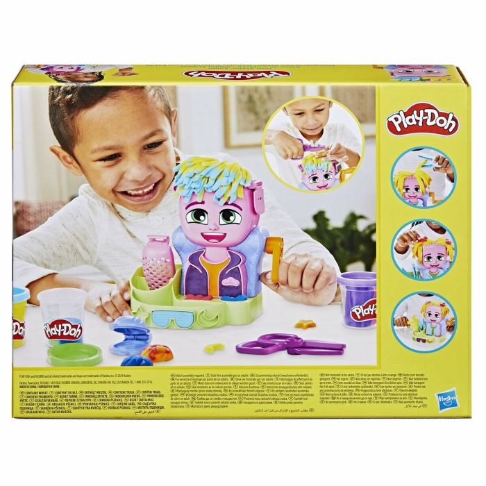 Juego de Plastilina Play-Doh Playdoh Multicolor Accesorios 6 Botes Peluquería (1 unidad) 1