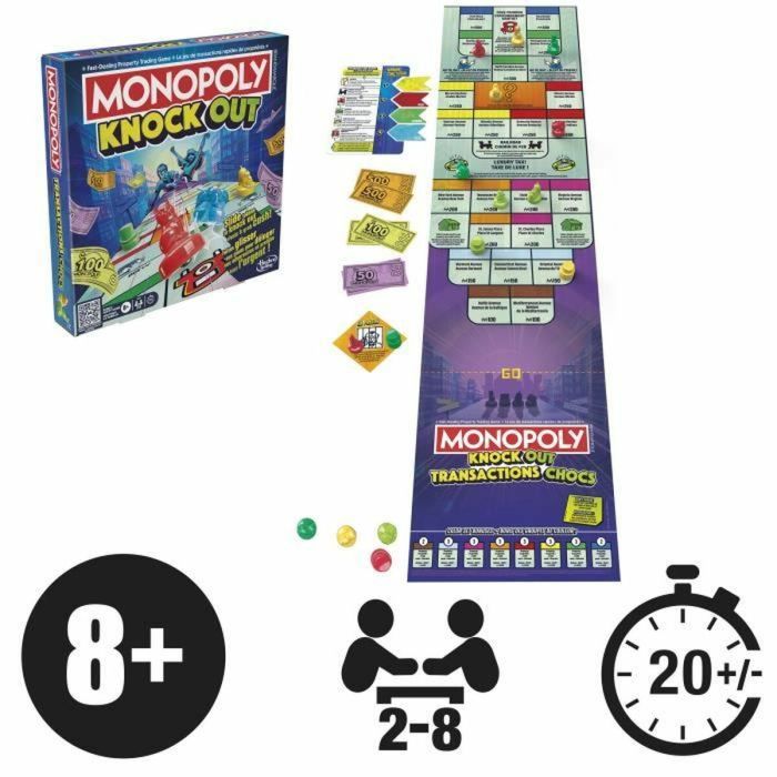 Juego de Mesa Monopoly Knock out (FR) 2