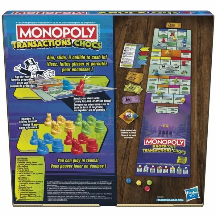 Juego de Mesa Monopoly Knock out (FR) 1