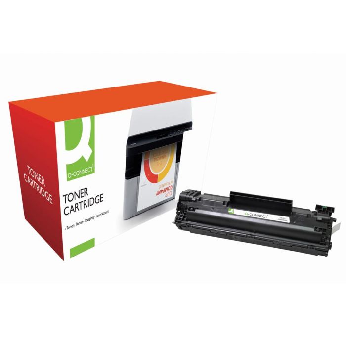 Toner Q-Connect Compatible Hp Cb435A Para Laserjet P1005-P1006 -1.500Pag- Negro 1