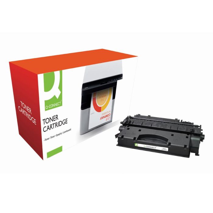 Toner Q-Connect Compatible Hp Ce505X Para Laserjet Negro 6500 Paginas 1