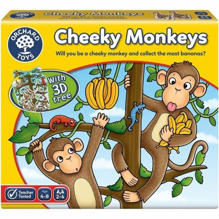 Orchard Toys Cheeky Monkeys un juego de suerte