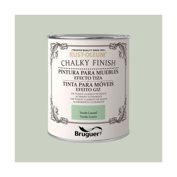 Pintura Bruguer Rust-oleum Chalky Finish 5397547 Muebles 750 ml Laurel 1
