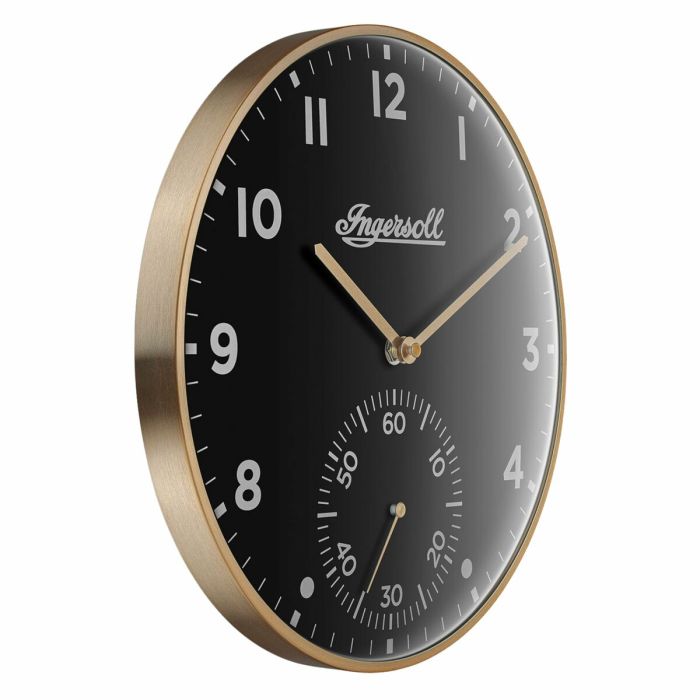 Reloj de Pared Ingersoll 1892 IC003GB Dorado Negro 1