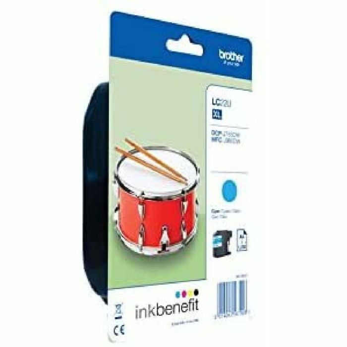 Cartucho de Tinta Original Brother LC-22UCBP Cian 1 Cartucho de Tinta Original Brother LC-22UCBP Cian 1