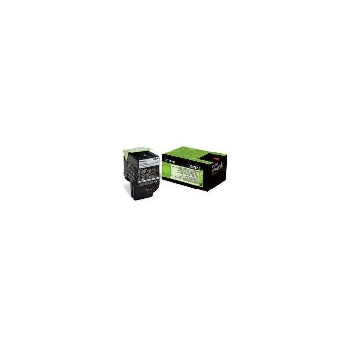 Consumible Impresora Laser Lexmark 802Sk Toner Negro Retorn