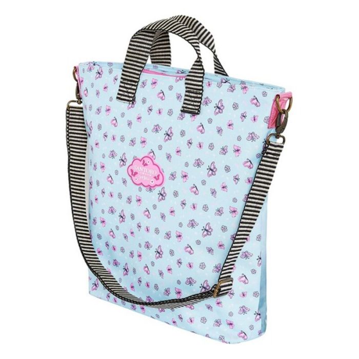 Bolso Mujer Gorjuss Cherry Blossom Turquesa (36 x 38 x 9.5 cm) 1 Bolso Mujer Gorjuss Cherry Blossom Turquesa (36 x 38 x 9.5 cm) 1