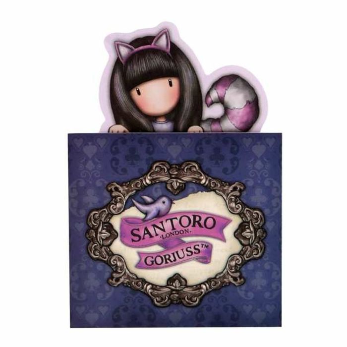 Bloc de Notas Safta Cheshire cat Azul Morado 4