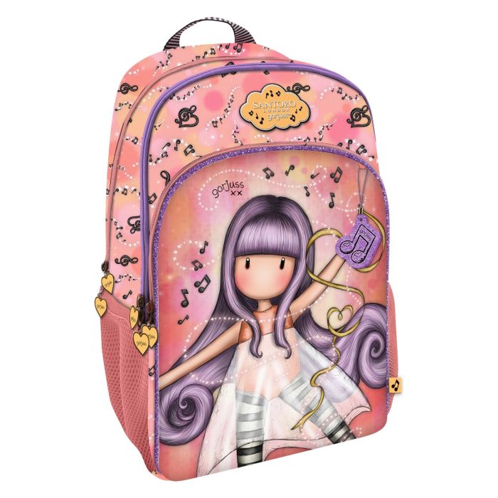 Mochila Escolar Little Dancer Gorjuss M876A Salmón (29 x 45 x 17 cm) Mochila Escolar Little Dancer Gorjuss M876A Salmón (29 x 45 x 17 cm)