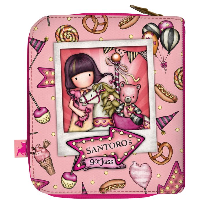 Cartera Gorjuss Carousel Salmón 10 x 12 x 3 cm 1