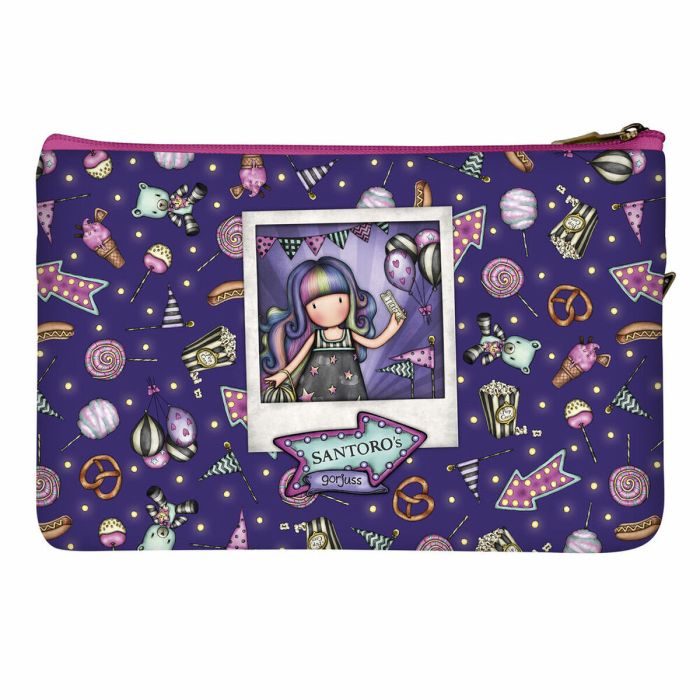 Estuche Escolar Gorjuss Up and away Morado (23.4 x 15.5 x 1.5 cm) 1