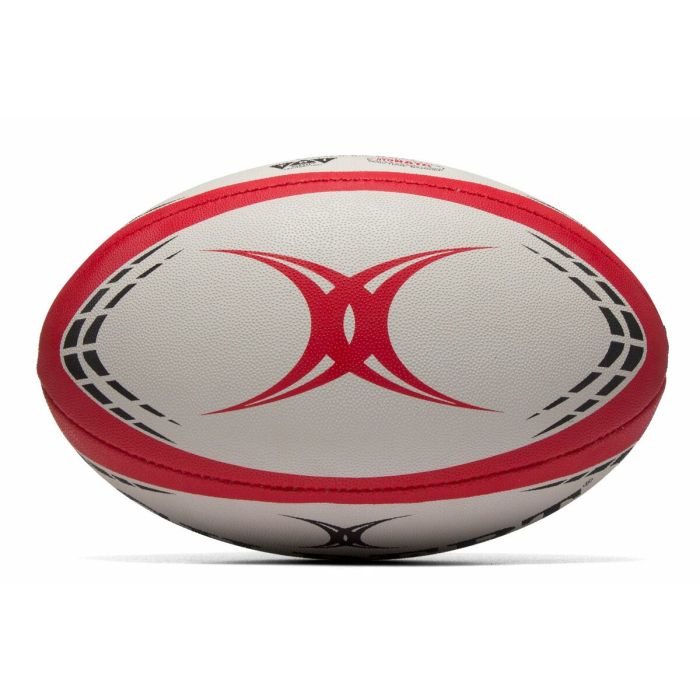 Balón de Rugby Gilbert G-TR4000 28 cm Blanco Rojo 2