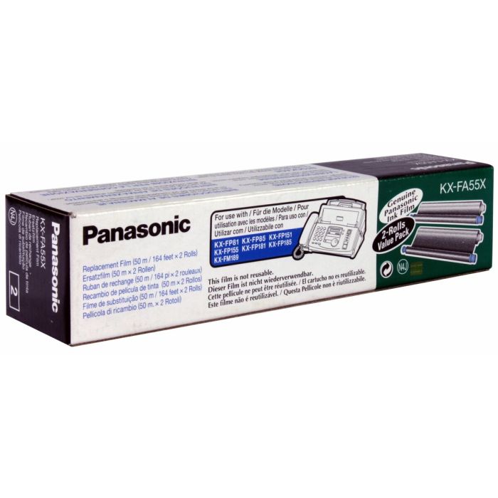 Cinta de transferencia térmica Panasonic KX-FA55X 2 Piezas