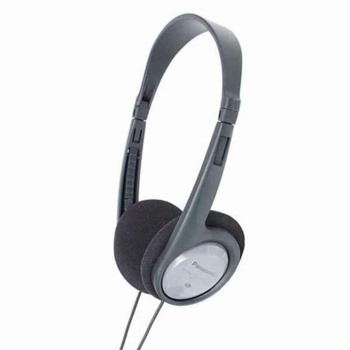 Auriculares de Diadema Panasonic RPHT090EH Con cable Plateado Negro Gris 16 Hz-22kHz