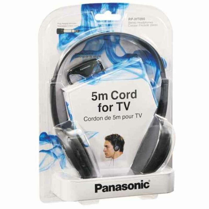 Auriculares de Diadema Panasonic Corp. RPHT090EH Plateado Con cable Negro Gris Plata Externo circumaurales Neodimio 16 Hz-22kHz 1