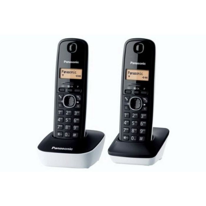 Teléfono Inalámbrico Panasonic KX-TG1612 Ambar Negro/Blanco 1