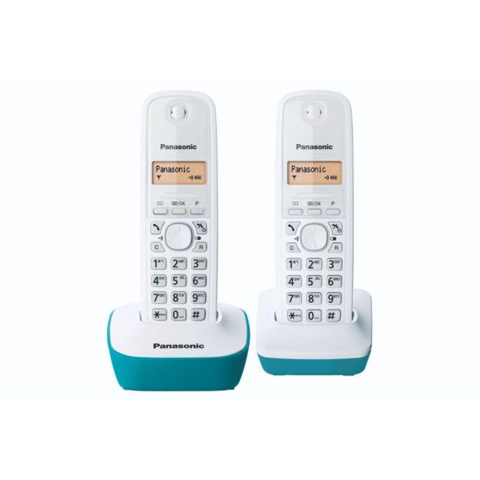 Teléfono Inalámbrico Panasonic KX-TG1612FRC Ambar Azul/Blanco 2