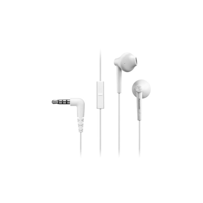 Auriculares con Micrófono Panasonic RP-TCM55E-W Blanco