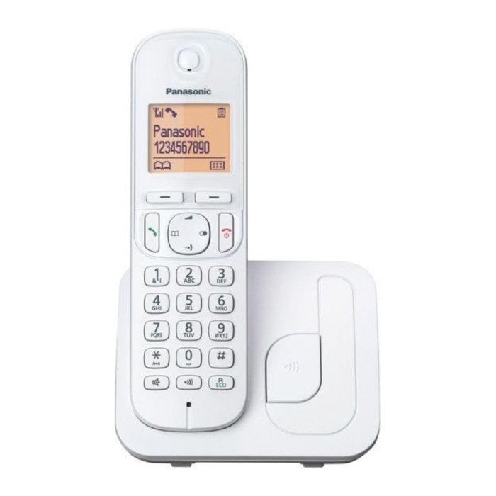 Teléfono Inalámbrico Panasonic KX-TGC210SPW Blanco Ambar