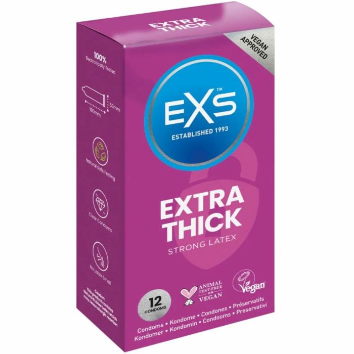 Preservativos EXS Extra Thick 12 Unidades