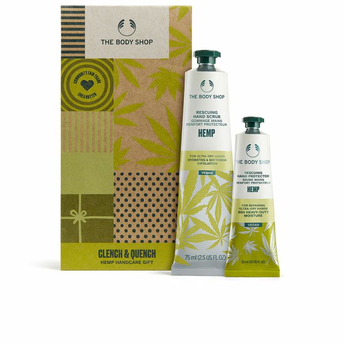 The Body Shop Hemp Hand Estuche 2 pz - Lote de Manos de Cáñamo con Exfoliante y Crema de Manos The Body Shop Hemp Hand Estuche 2 pz - Lote de Manos de Cáñamo con Exfoliante y Crema de Manos