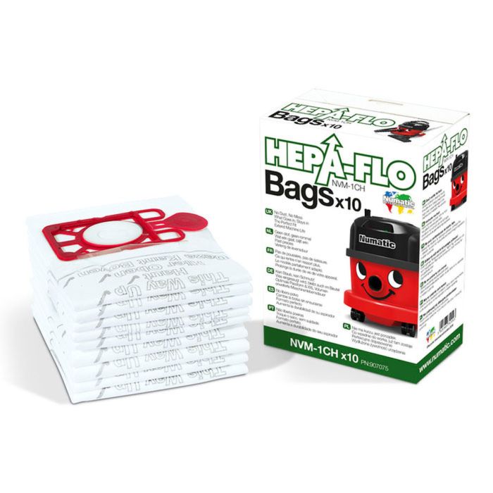 Bolsa de Recambio para Aspiradora HEPA-flo Henry Hetty Harry Numatic NVM-1CH Bolsa de Recambio para Aspiradora HEPA-flo Henry Hetty Harry Numatic NVM-1CH